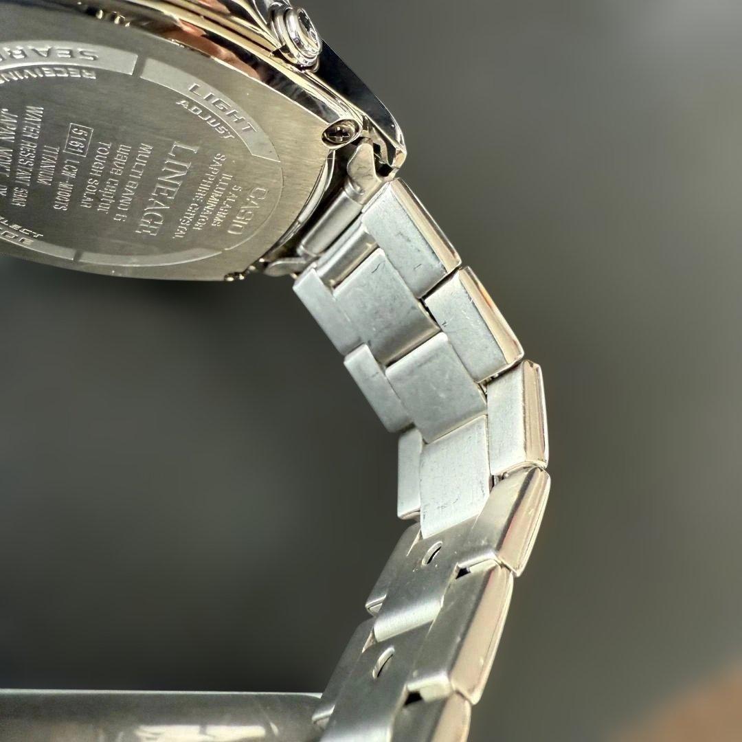 CASIO チタン 電波ソーラー LCW-M100TSE-1A LINEAGE