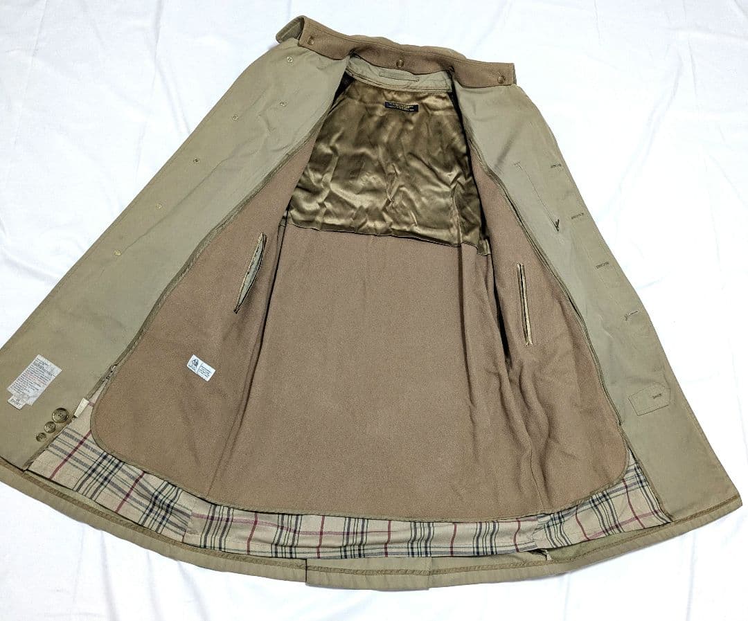 80s ブルックスブラザーズ USA製 トレンチコート ライナー付き 比翼ボタン