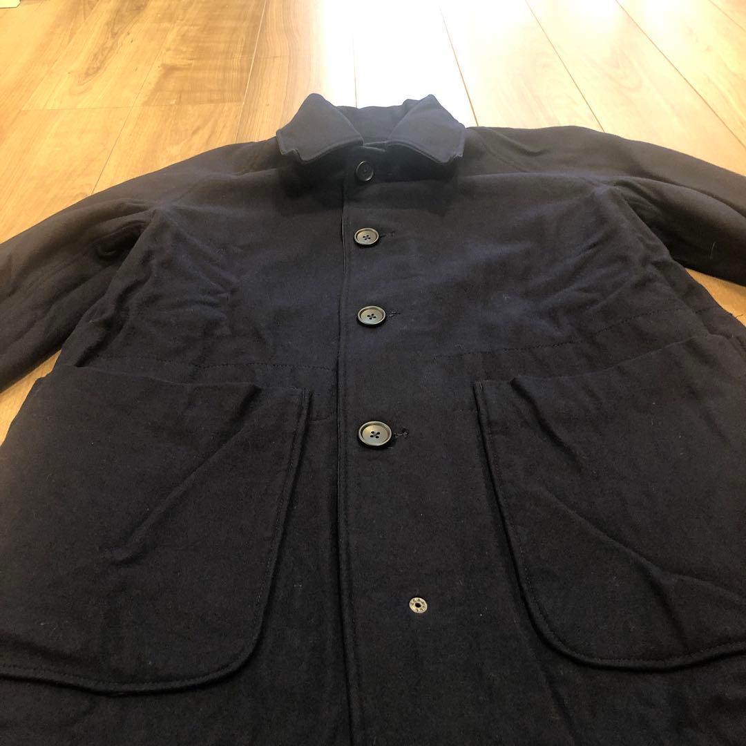 【新品】 ENGINEEREDGARMENTS リバーシブルコート ネイビーXS