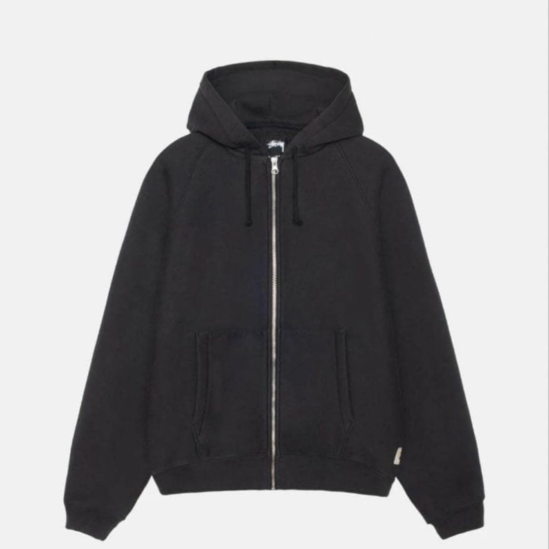 トップス STUSSY AW24 FLEECE RAGLAN ZIP HOODIE