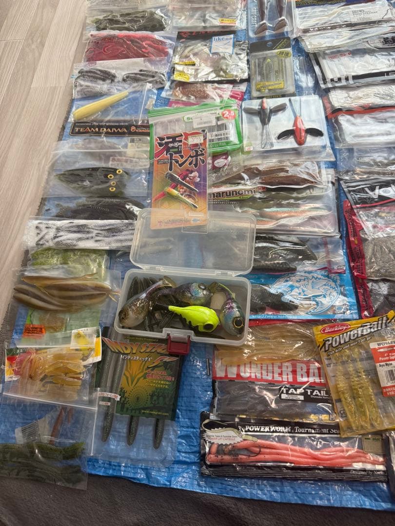 ワーム　超大量セット　バス　ソルト