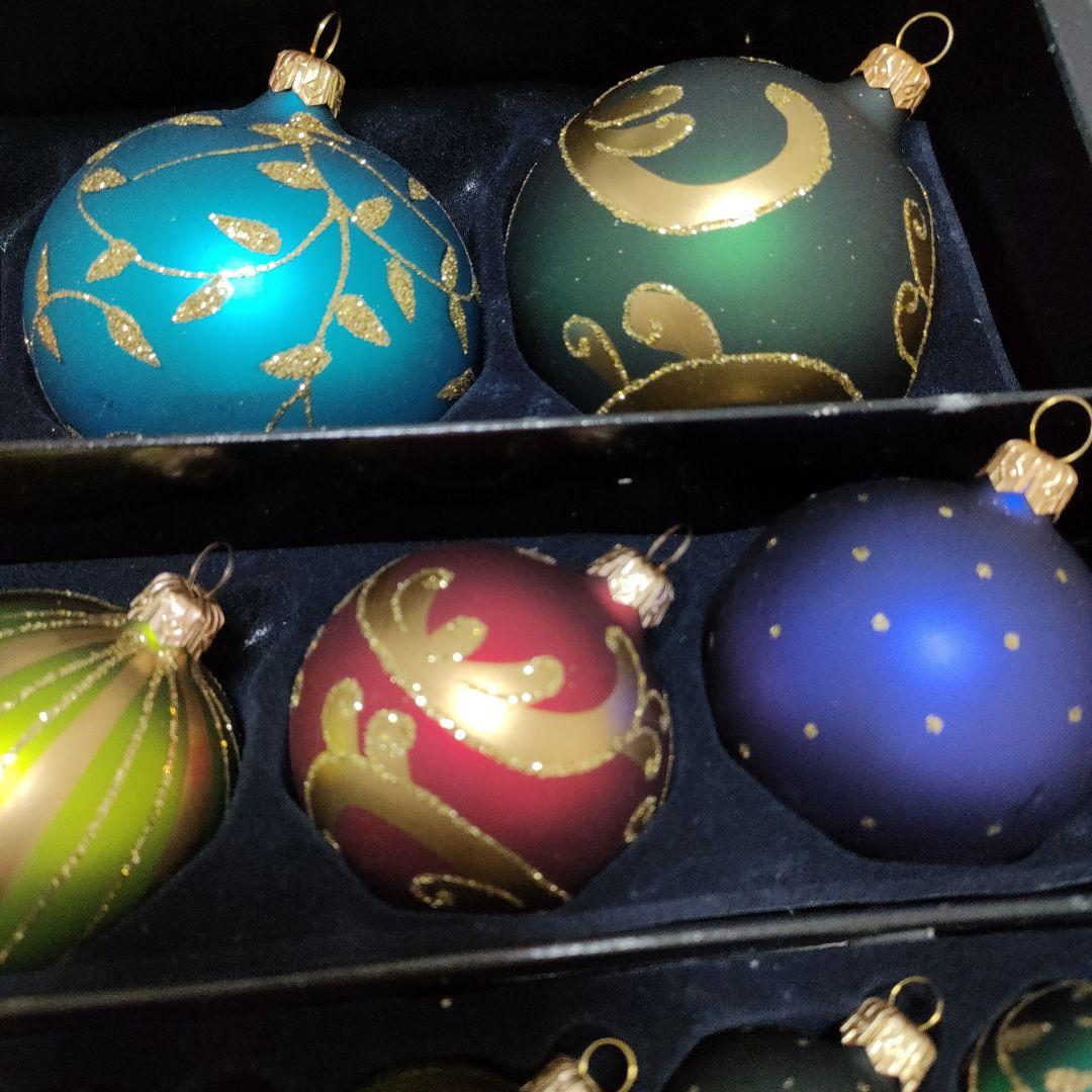 28 値下!!Poland製ガラス　クリスマスオーナメント 26個セット　高級品