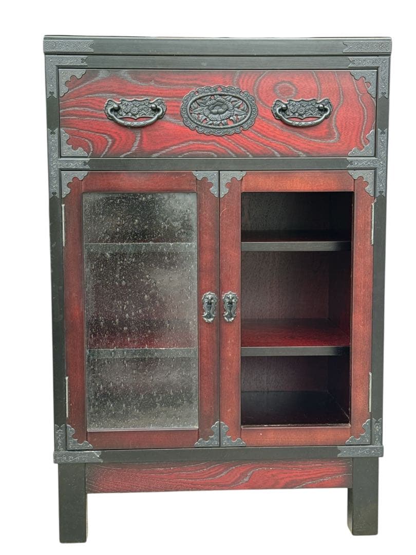 【訳アリ】美品　時代箪笥民芸家具レトロ社三丸家具工芸