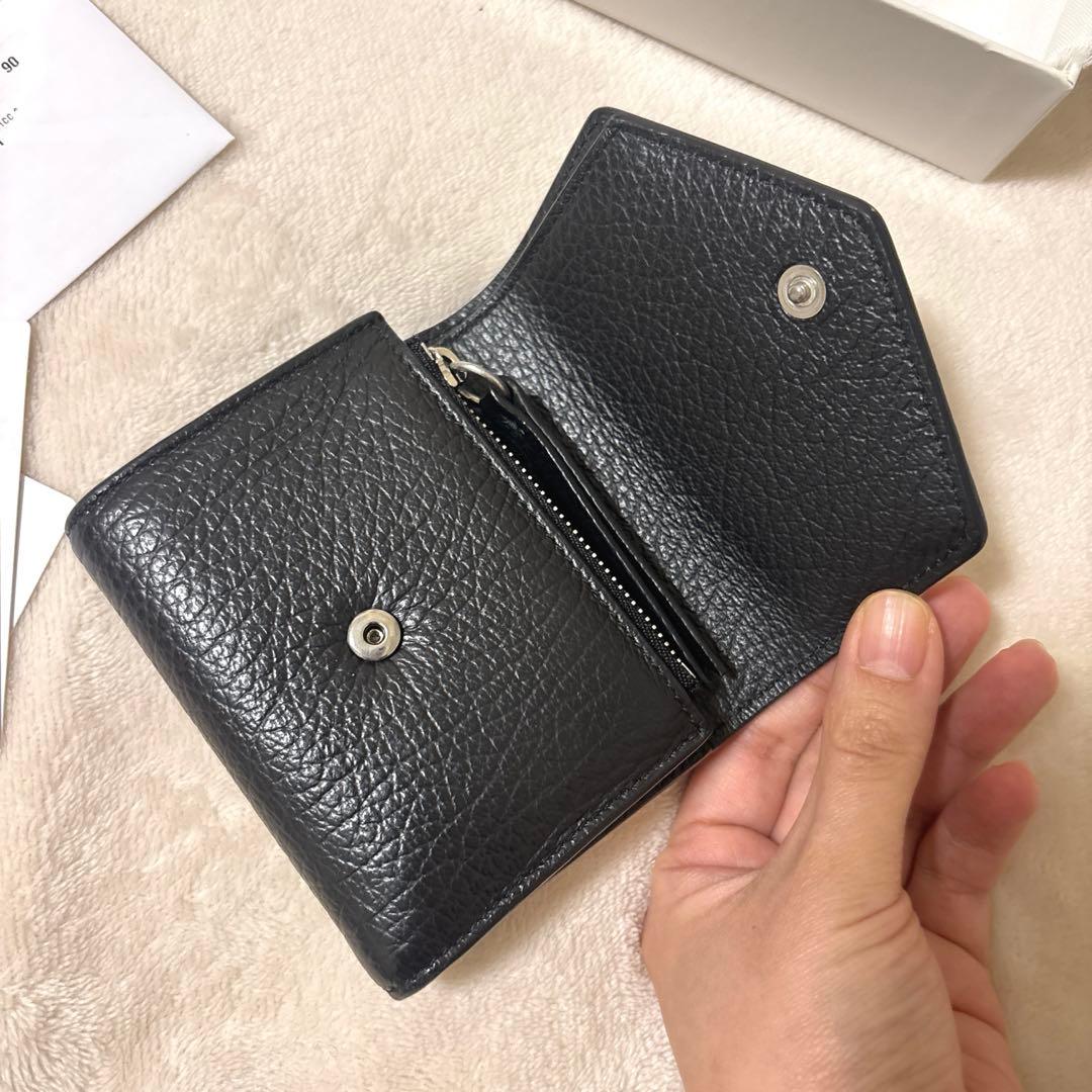 Maison Margiela　三つ折り財布　ブラック