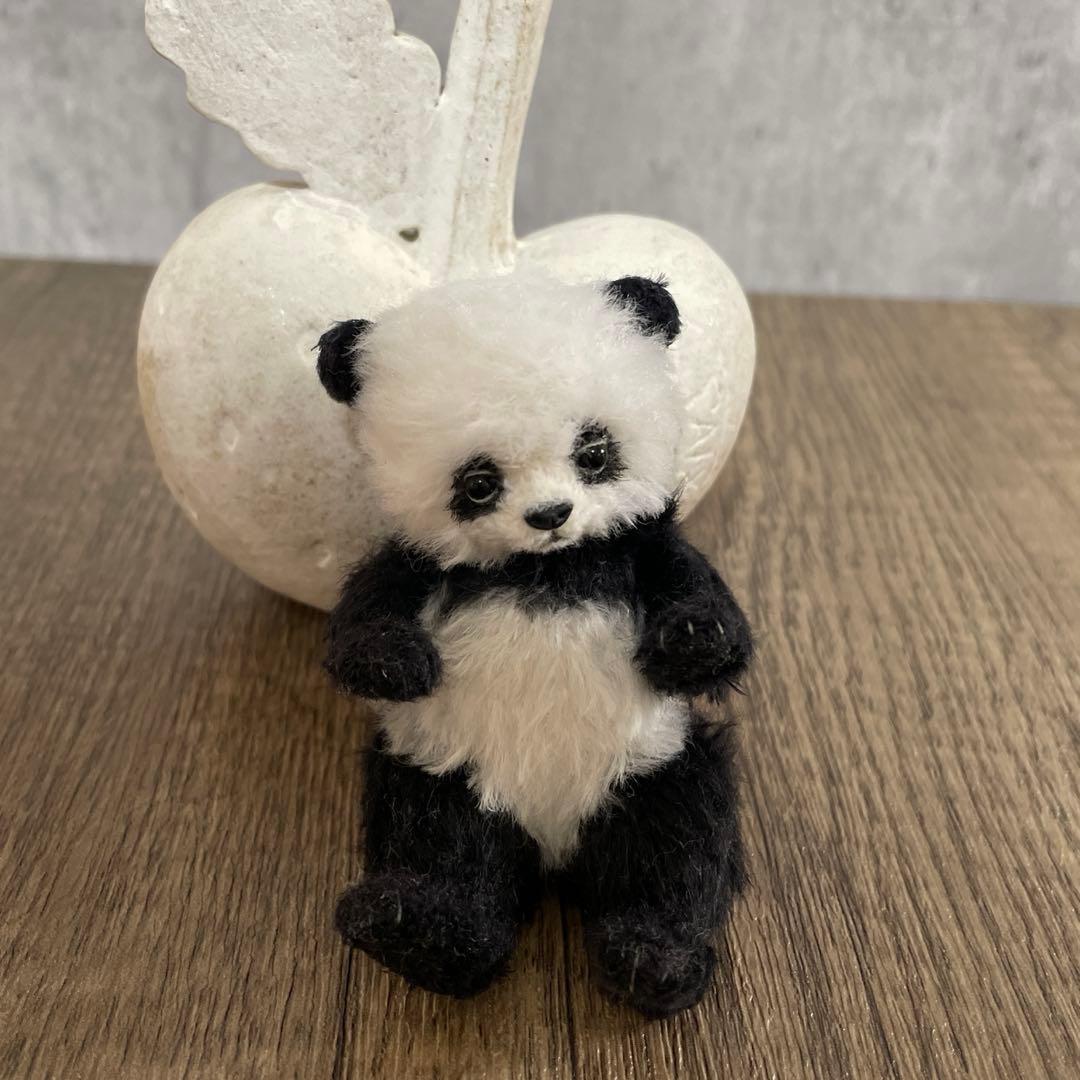 テディベア　パンダ　8cm 海外作家