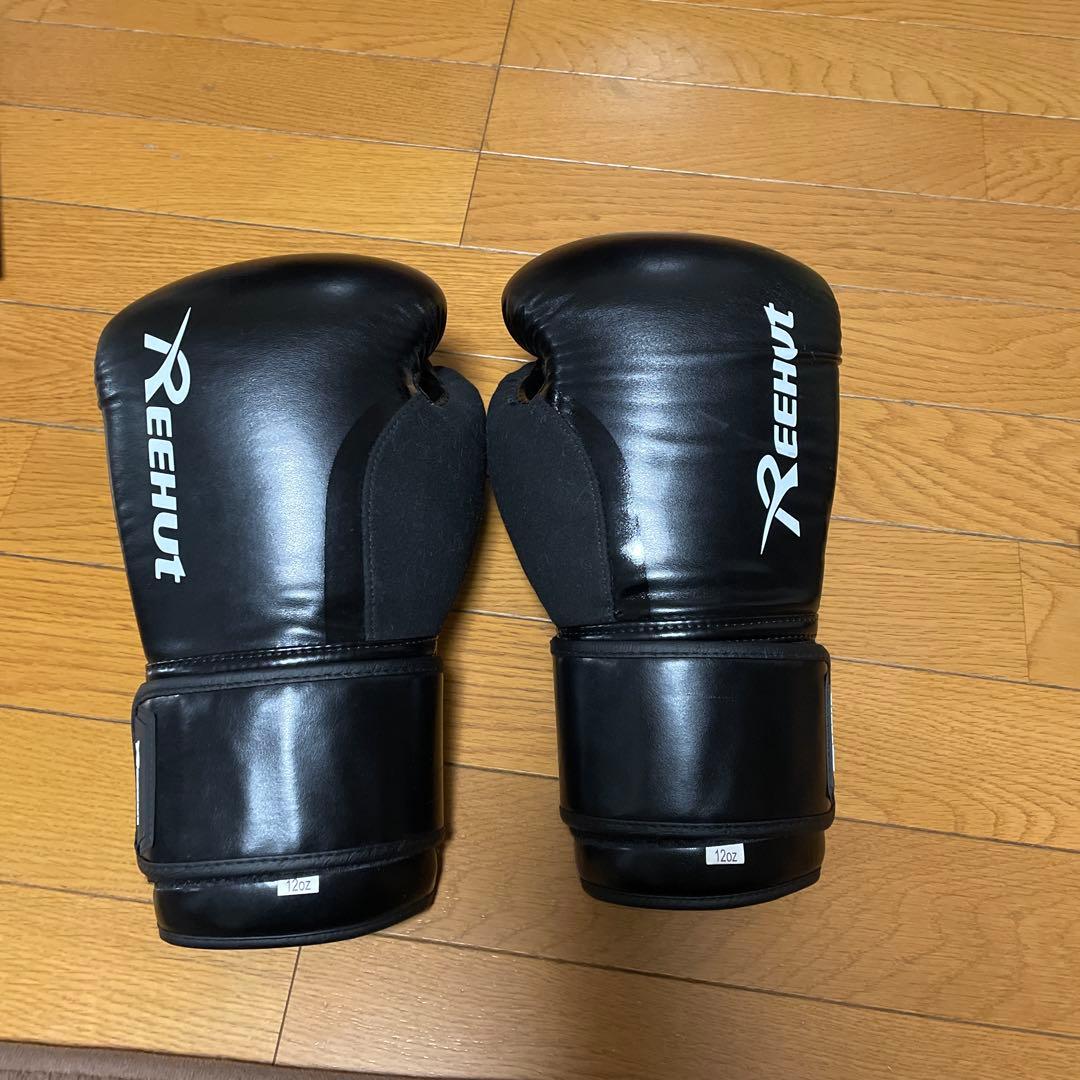 REEHUT ボクシンググローブ 12oz 黒