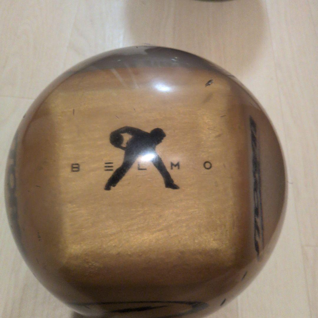 ボウリングボール クリアベルモ ゴールド 15ポンド