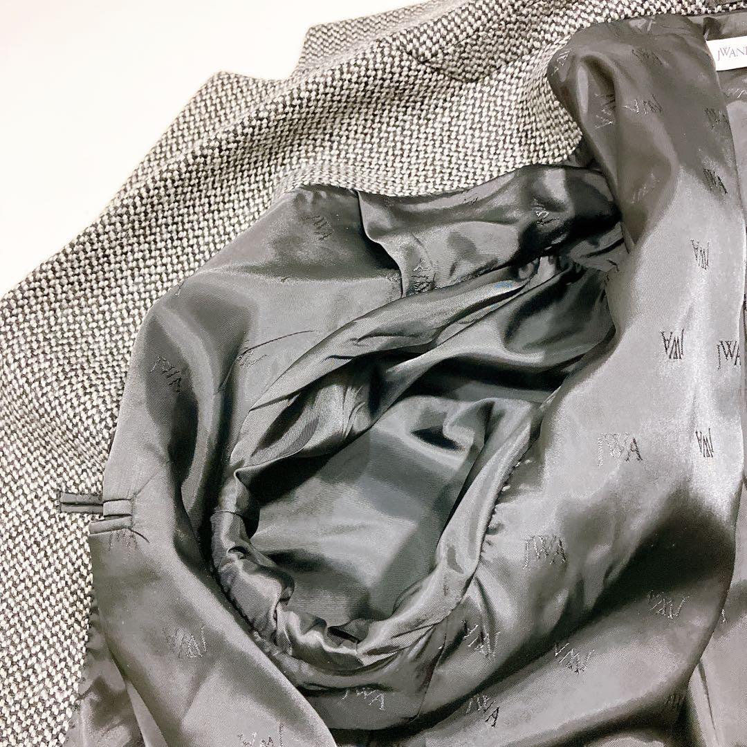 【逸品】ユニクロ JWANDERSON ロングチェスターコート L ヘリンボーン