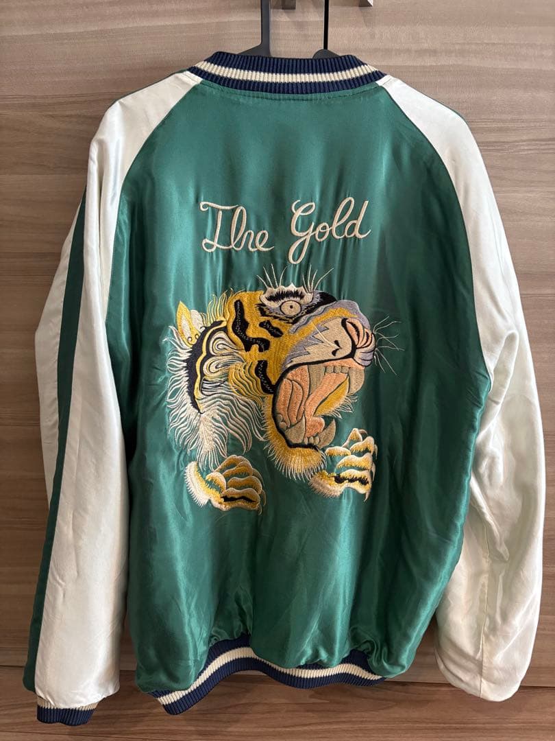 【美品】\"WOOL SOUVENIR JACKET, The gold”