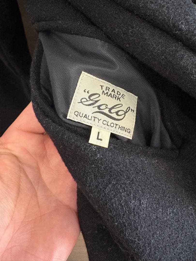 【美品】\"WOOL SOUVENIR JACKET, The gold”