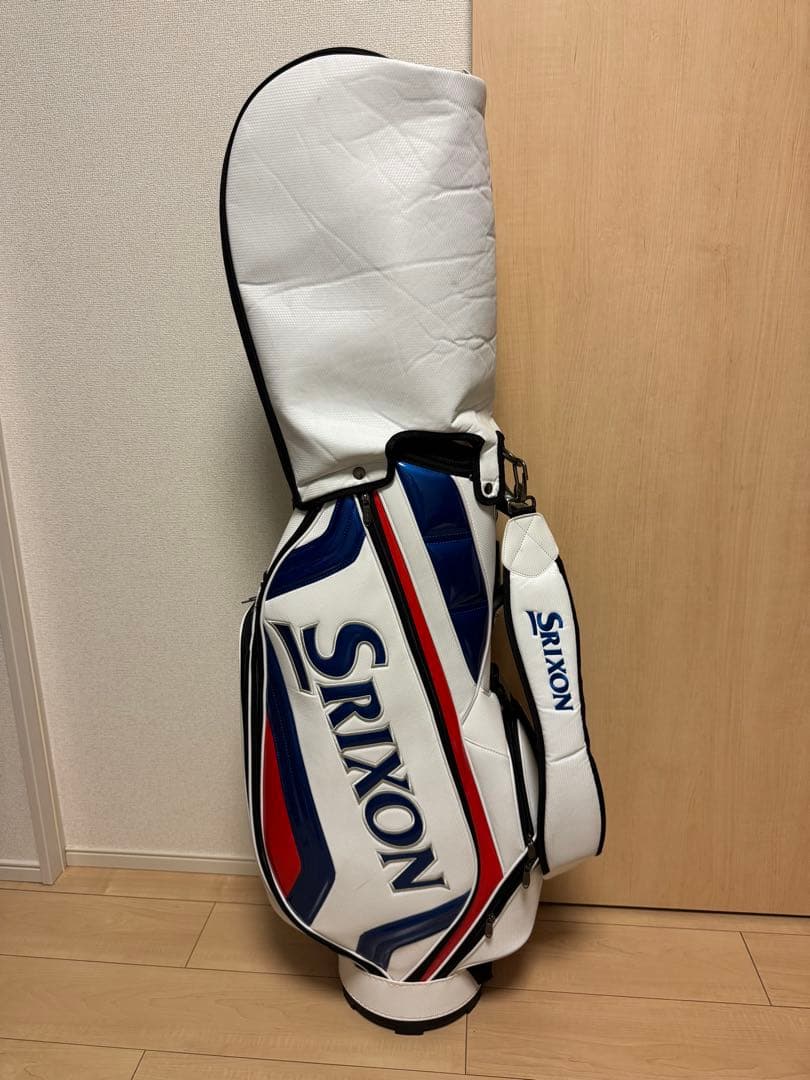モモちゃん SRIXON スリクソン キャディ バッグ 白/赤/青