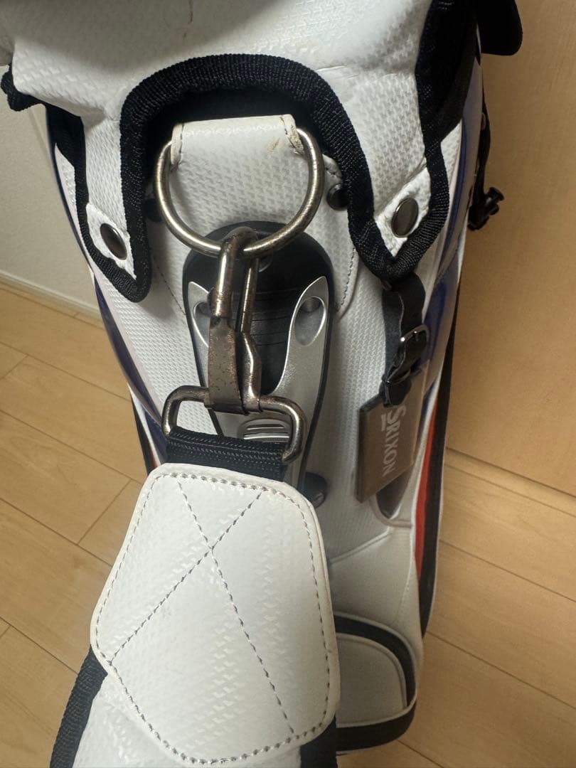 モモちゃん SRIXON スリクソン キャディ バッグ 白/赤/青