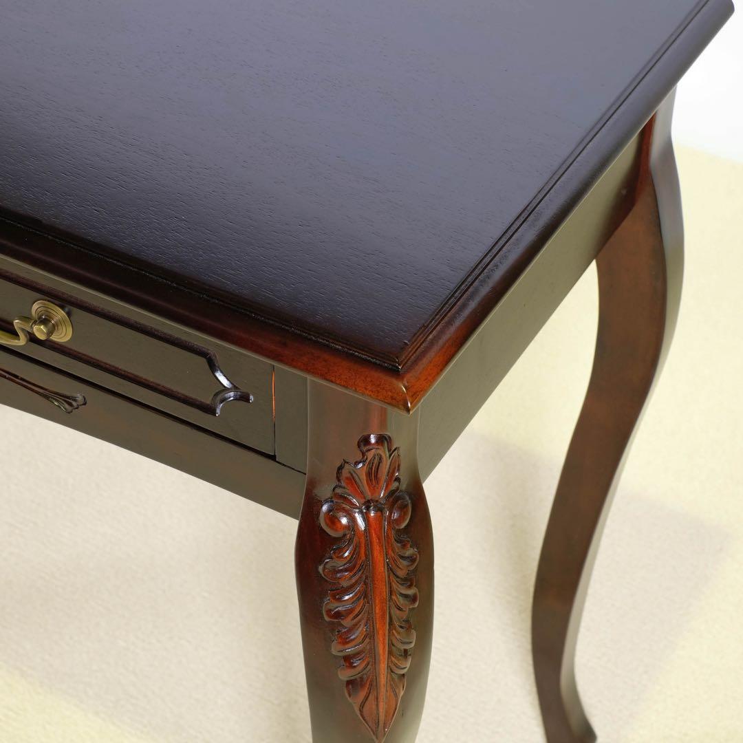 G 新品 コンソールテーブル アジアン 机 デスク サイドテーブル アンティーク