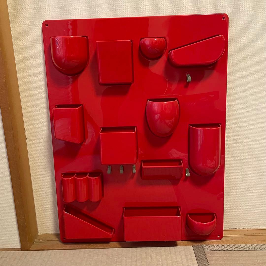 Uten.Silo ウォールシェルフ 壁掛けウーテンシロ リプロダクト 赤　美品