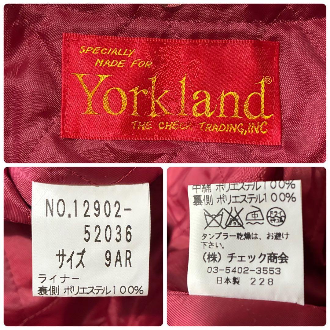 ヨークランド タータンチェック柄 ロングコート 9AR ライナー 2way