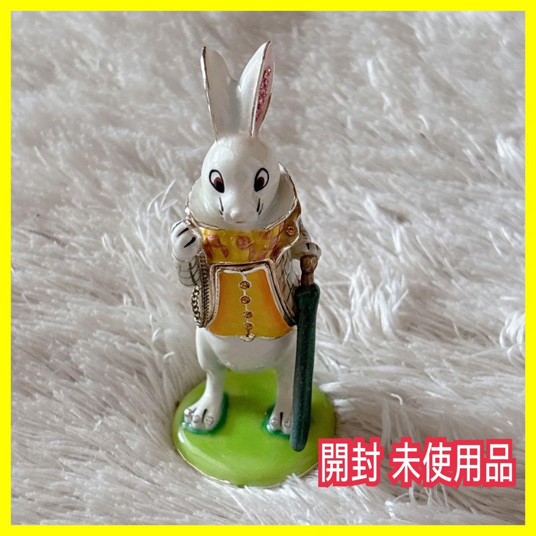 デコピン様リクエスト品】不思議の国のアリス ホワイトラビット 時計うさぎ ジュエ