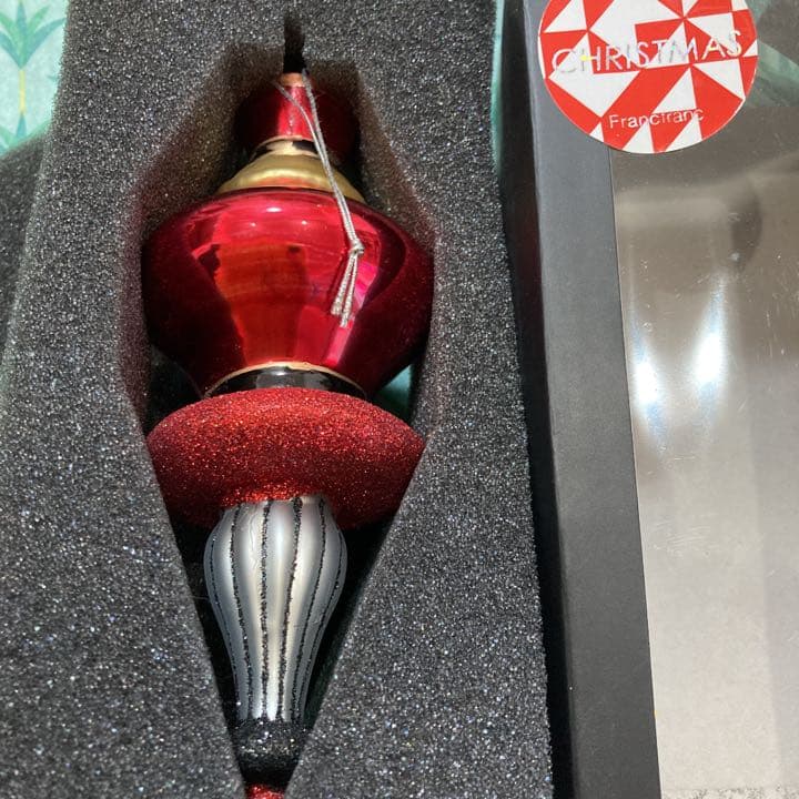 フランフラン ガラス オーナメント クリスマス くるみ割り人形