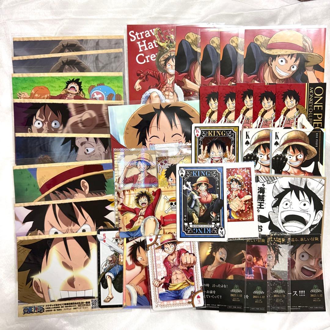ルフィ　カード　ポストカード　ブロマイド　まとめ売り　セット　ONE PIECE