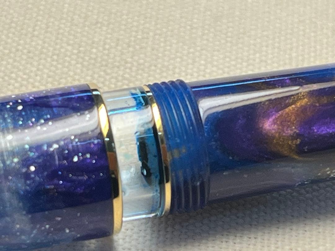 試筆のみ　レオナルド万年筆　モーメント ゼロ グランデ 14金ニブ