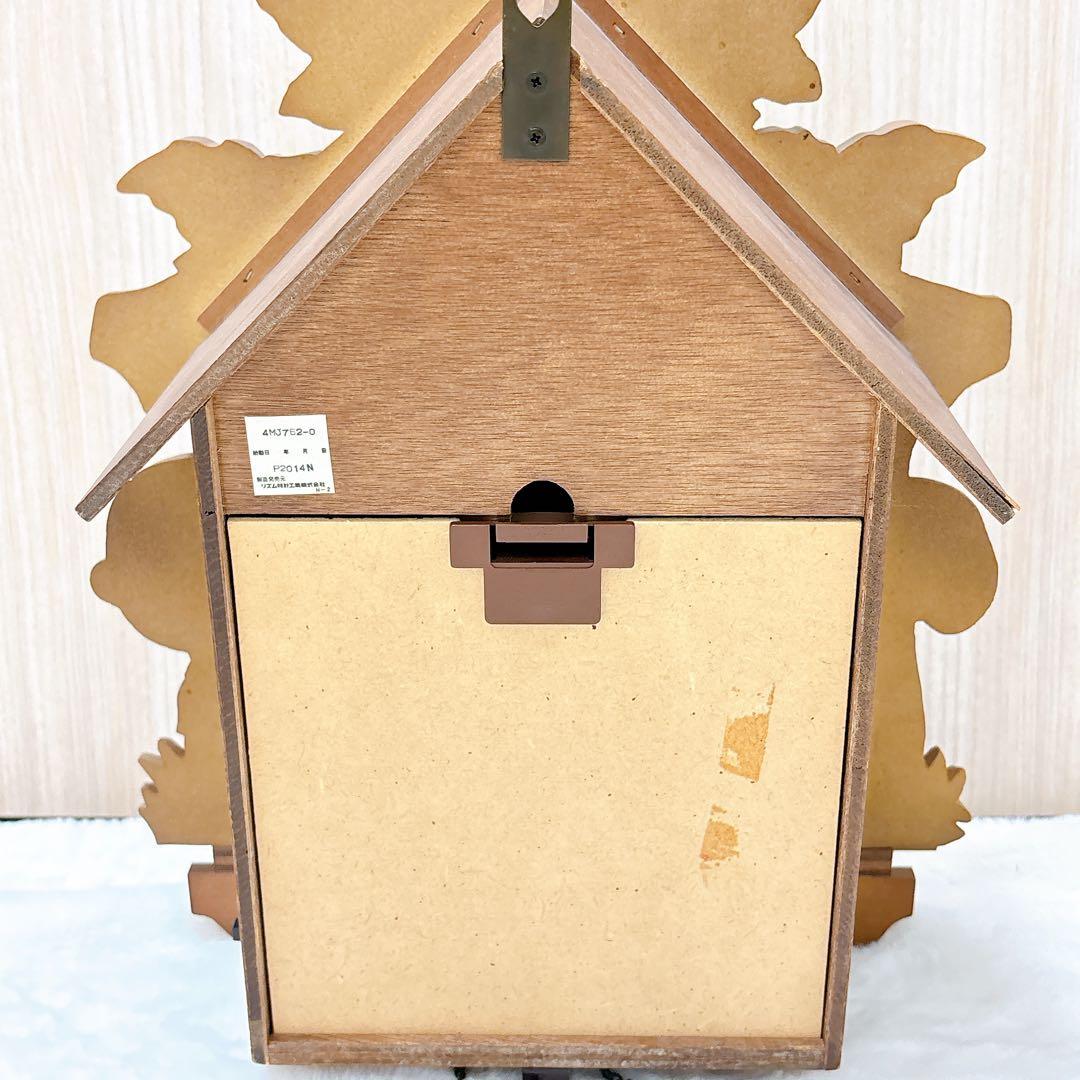 美品✨シチズン スヌーピー　鳩時計　からくり時計　ヴィンテージ　クォーツ　木彫り