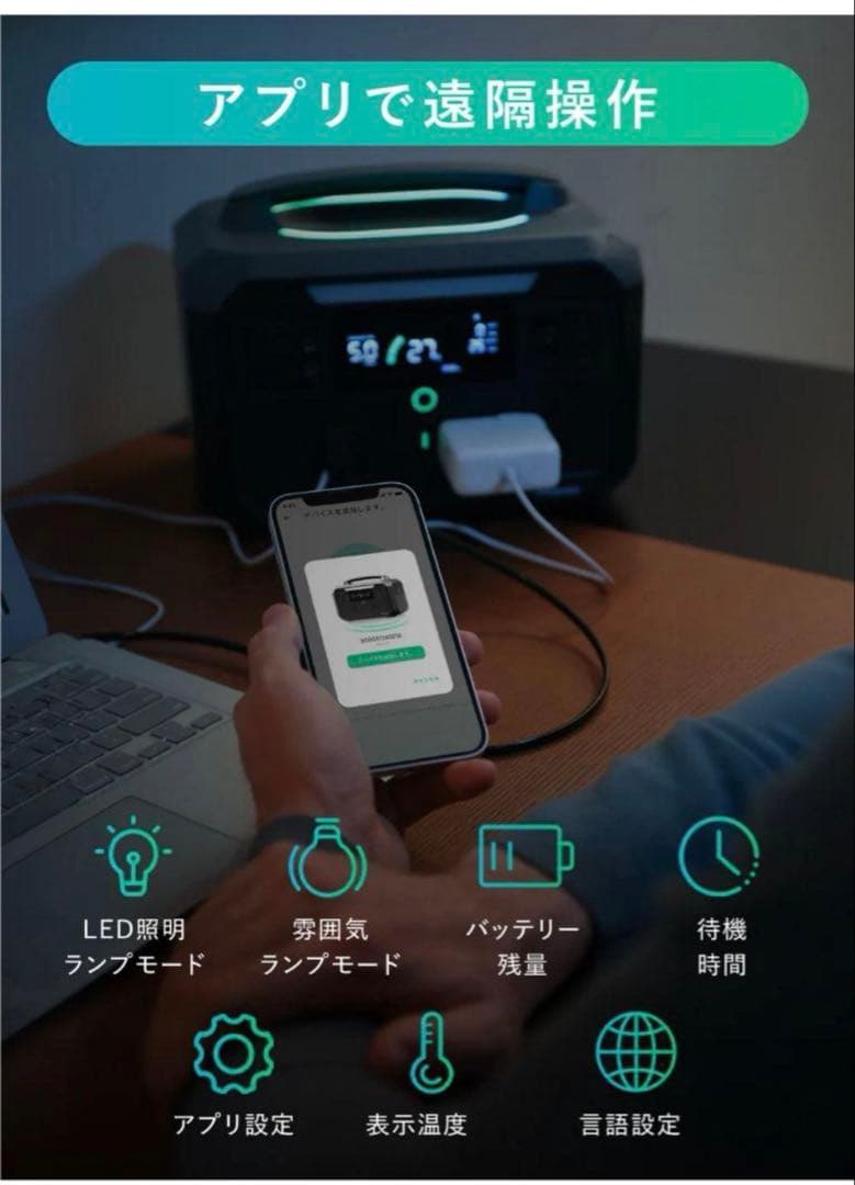 D*O様 Ampace Andes 600Pro ポータブル電源出力600W容量
