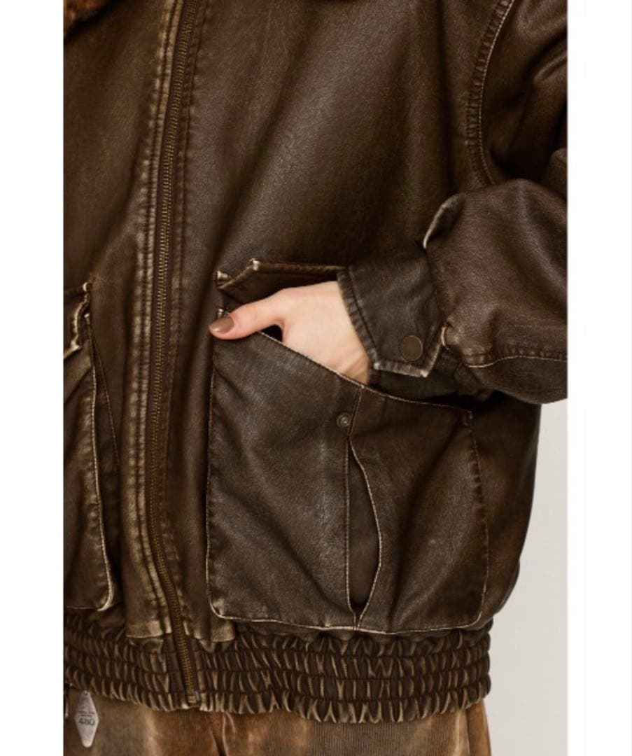 SLYWASHED PUFFER BZ ウォッシュド パッファー ブルゾン 冬服