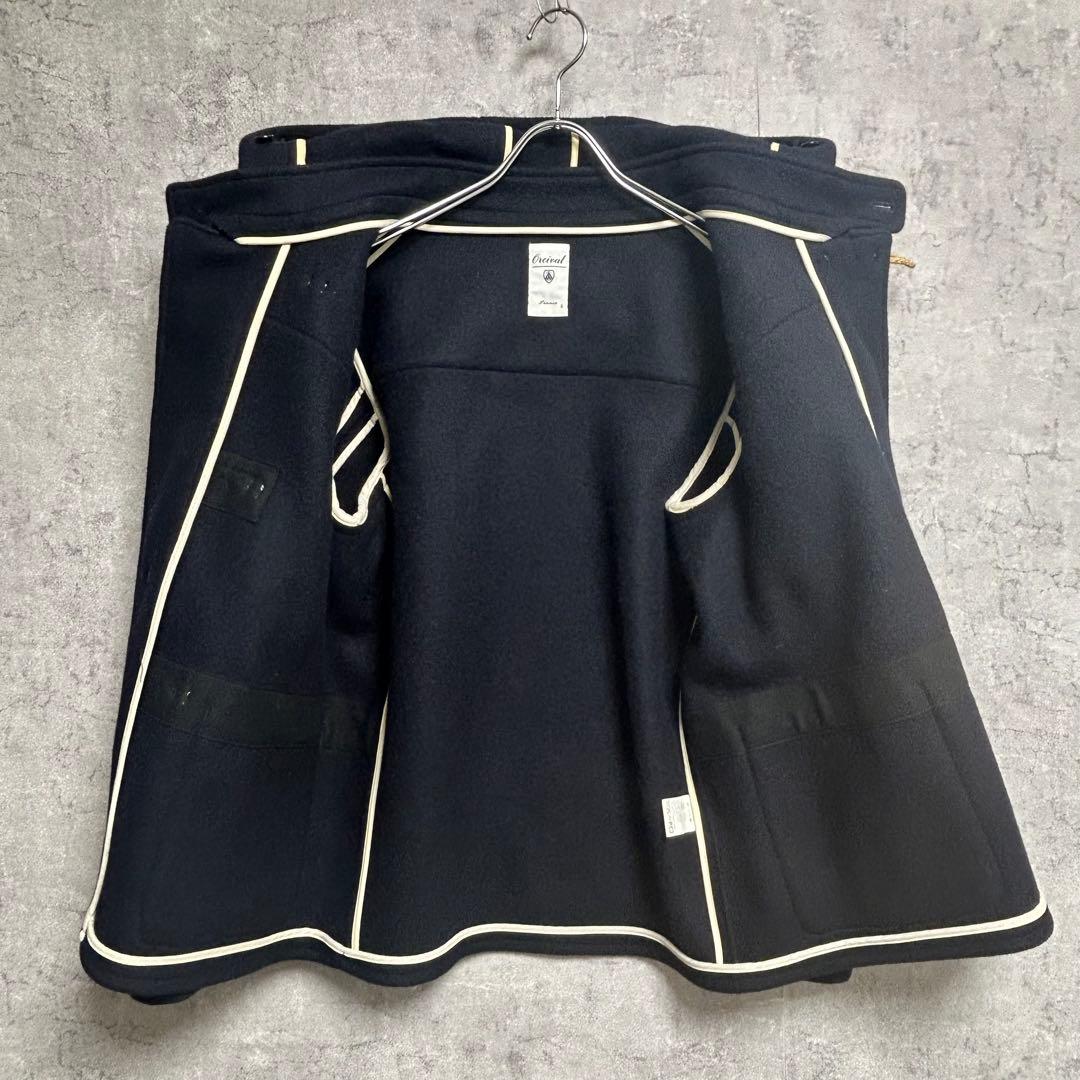 美品 ORCIVAL オーシバル ダッフルコート ネイビー 4 XL相当
