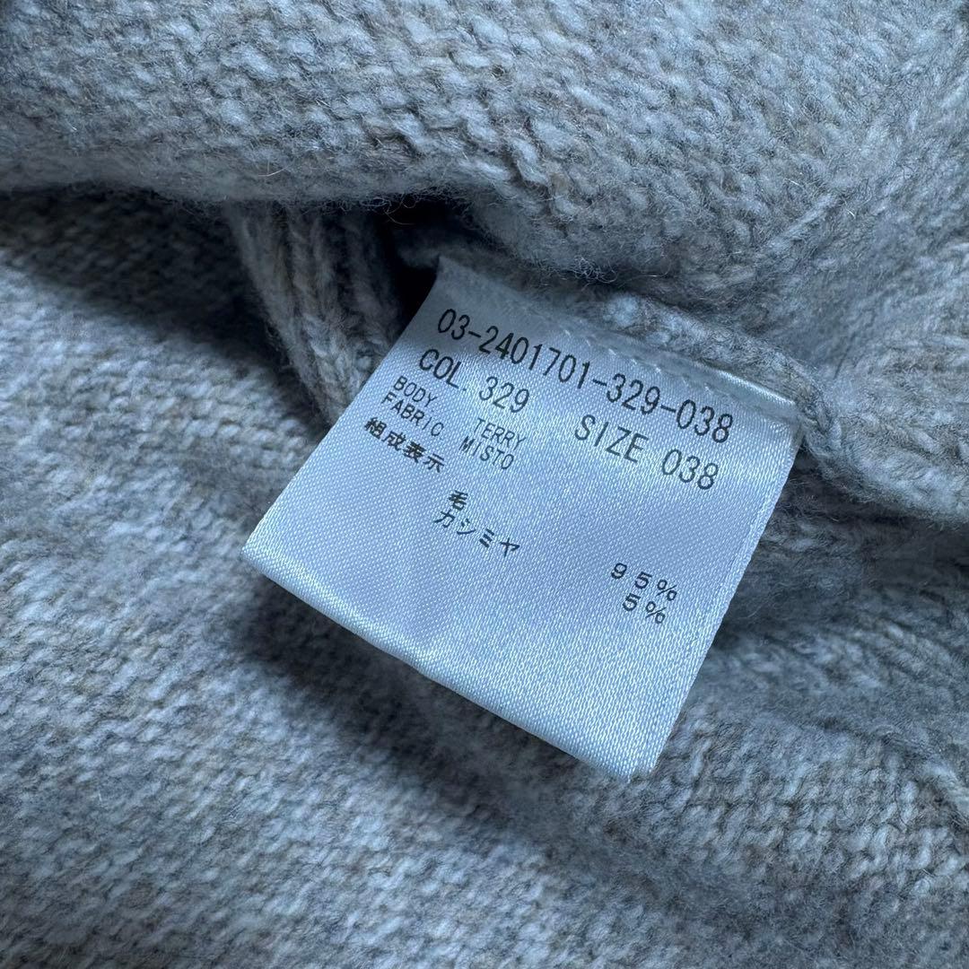 美品　近年 セオリーリュクス Misto Terry カシミヤ混 ニット 38