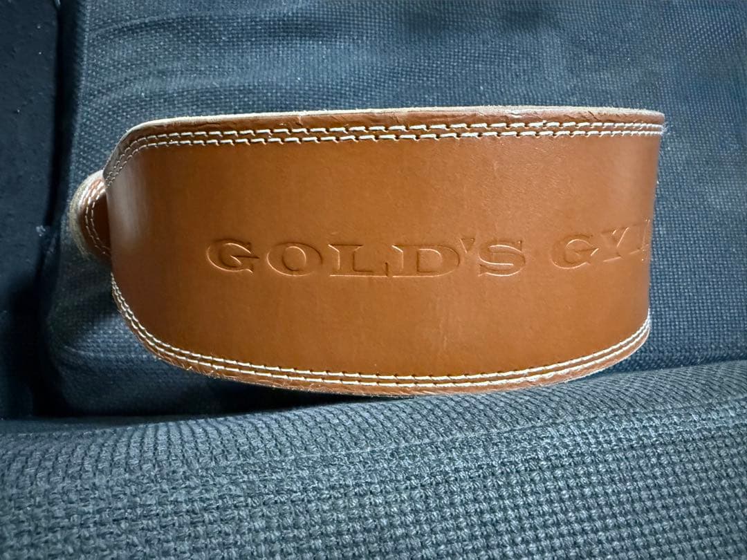 GOLD'S GYM プロレザーベルト M