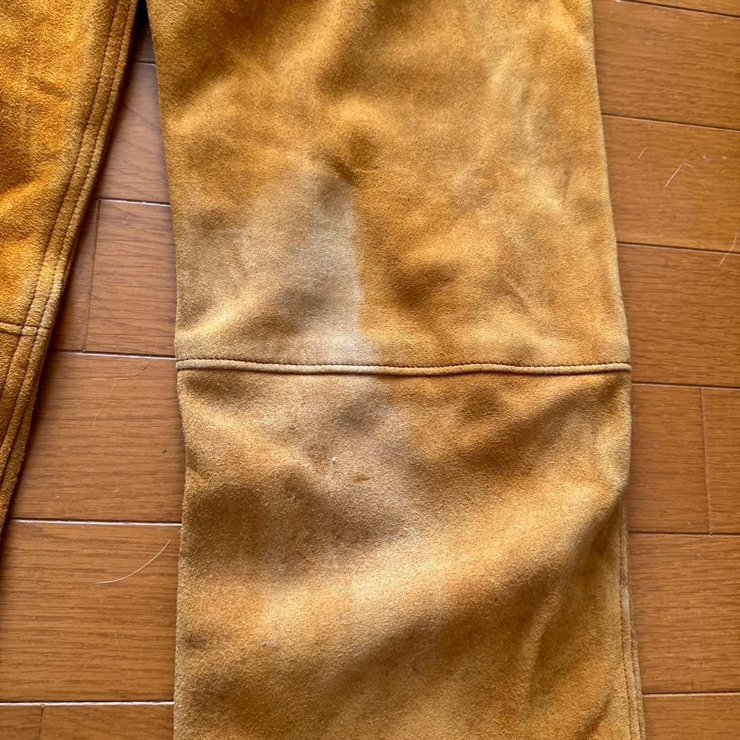 鹿皮ディア革ボトムツインズアコースティック　アメリカ製ロストワールド工場製　革柔