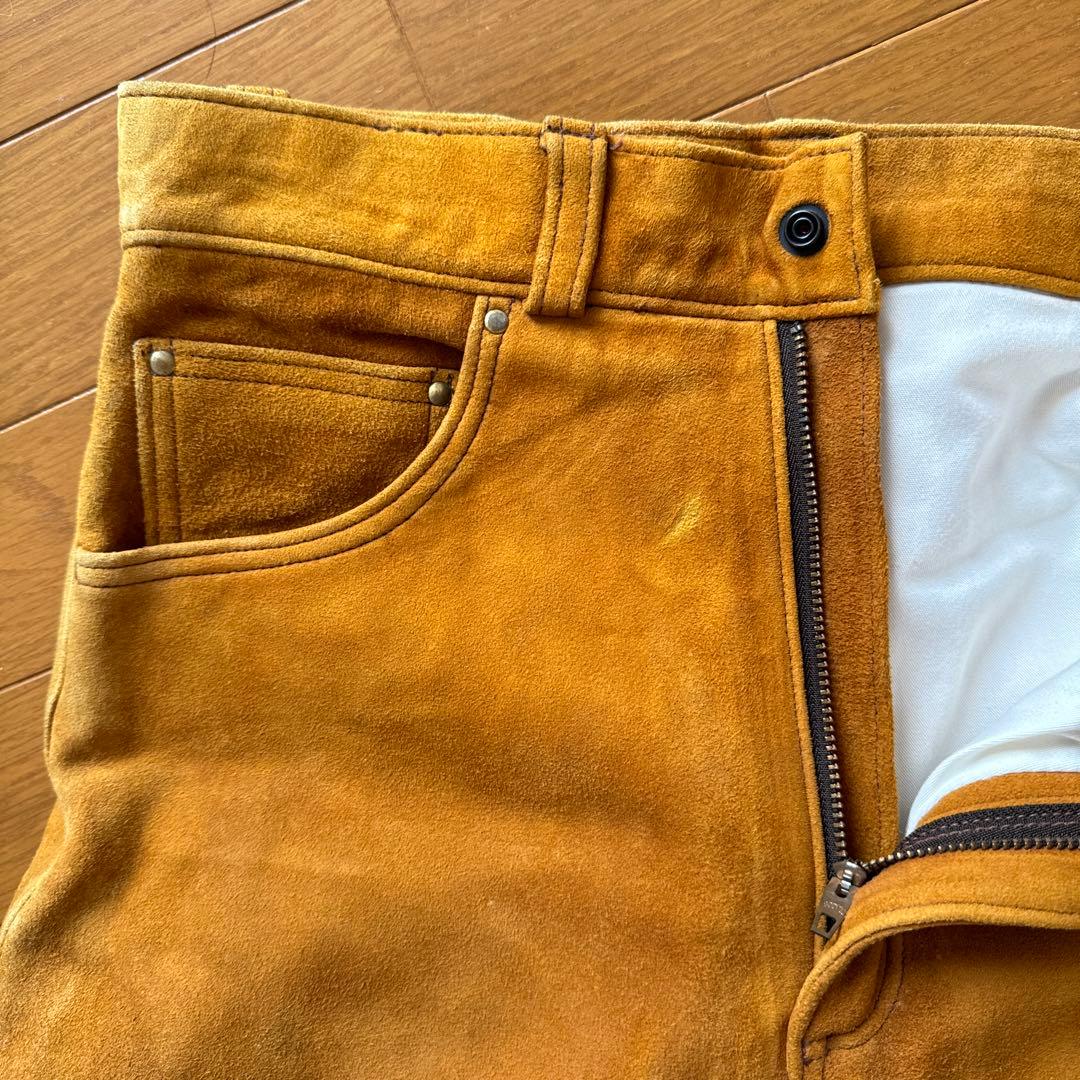 鹿皮ディア革ボトムツインズアコースティック　アメリカ製ロストワールド工場製　革柔