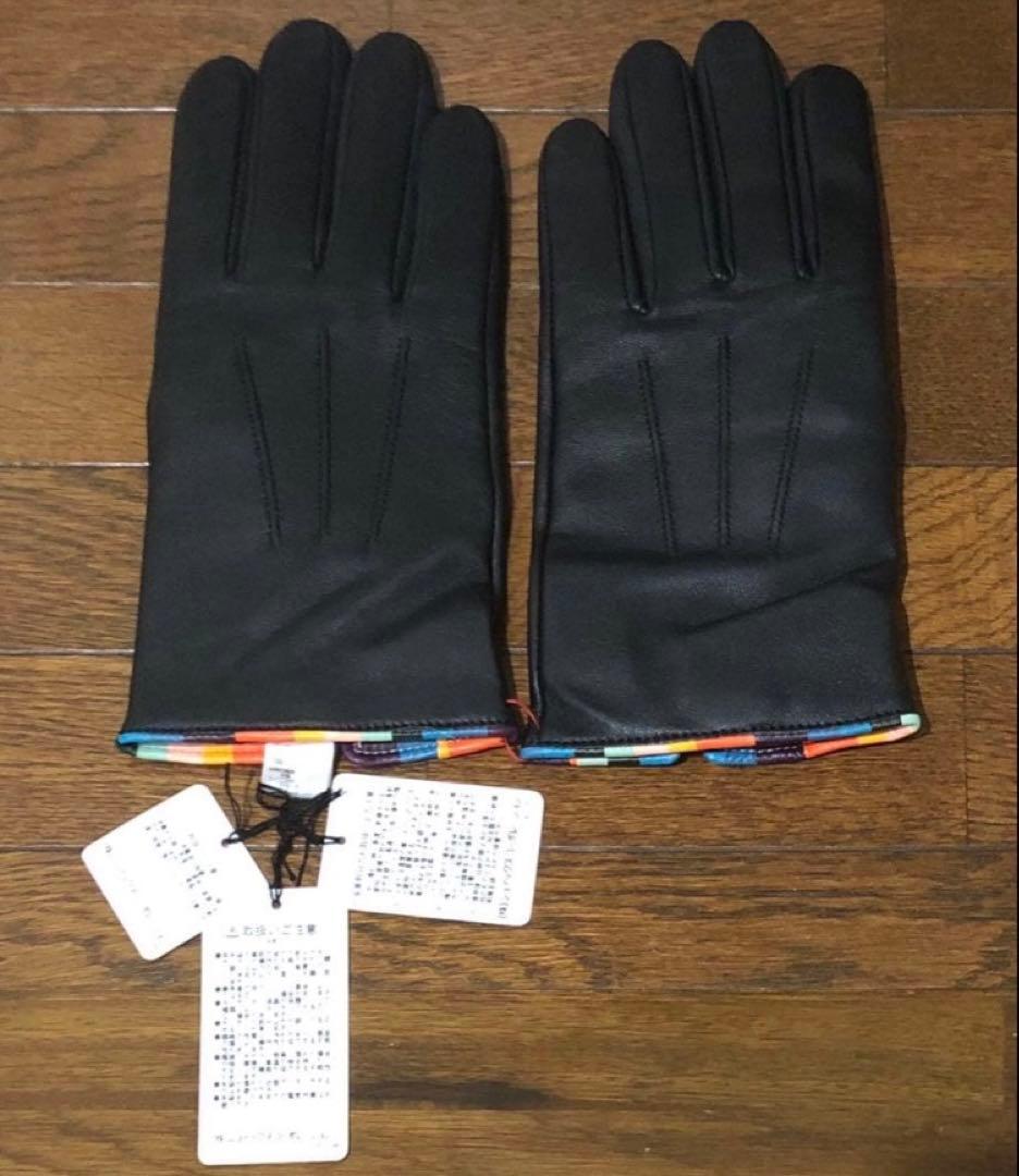 ポールスミス　黒　手袋