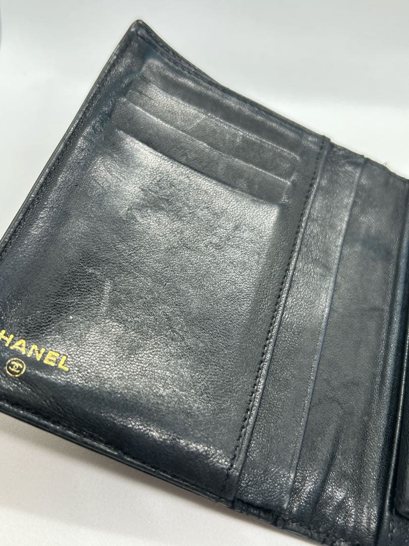 CHANEL シャネル ココマーク コンパクトウォレット　折り財布/715