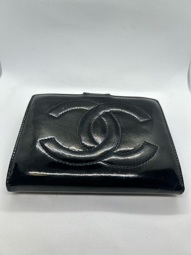 CHANEL シャネル ココマーク コンパクトウォレット　折り財布/715