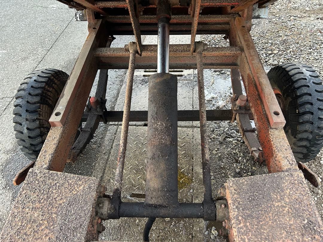 宮崎　トレーラー　油圧ダンプ　トラクター用　率引タイプ　運搬車　油圧 トラクター