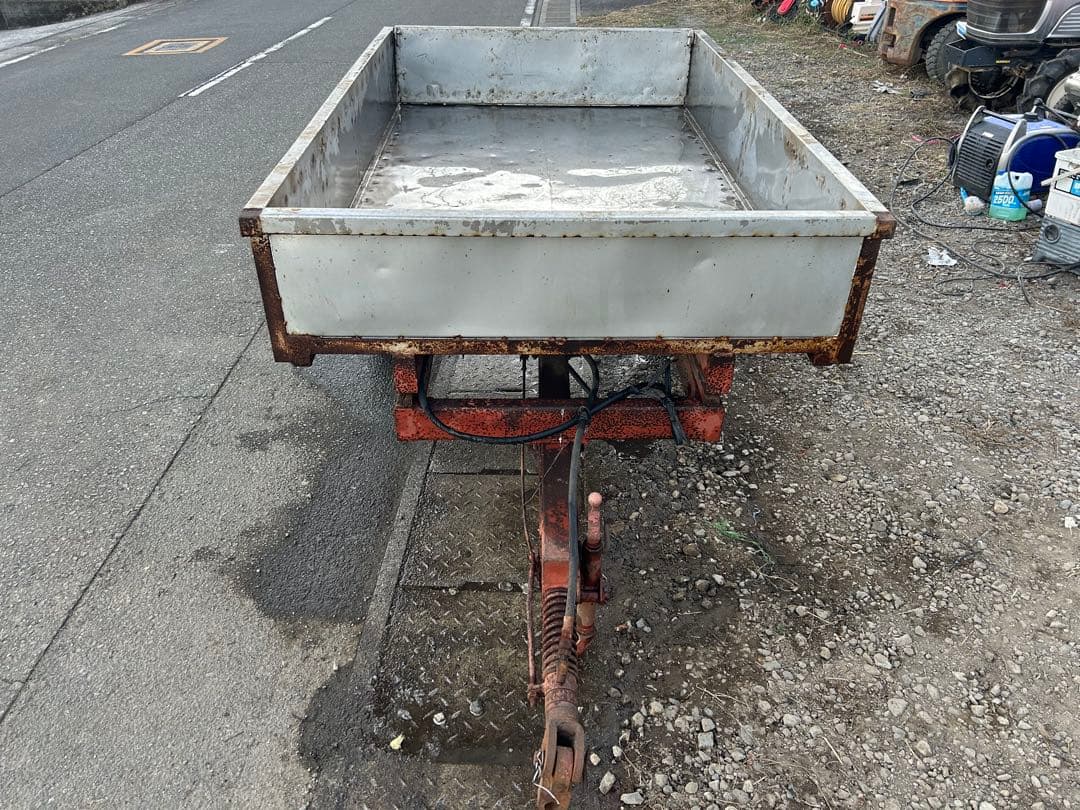 宮崎　トレーラー　油圧ダンプ　トラクター用　率引タイプ　運搬車　油圧 トラクター