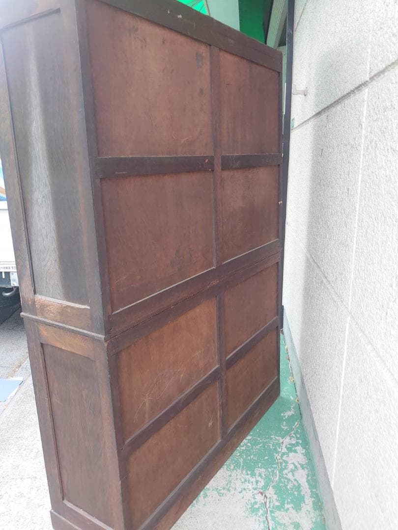 【絶品！】昭和アンティーク家具　昭和レトロ　旧家　発掘　ガラス戸　古材