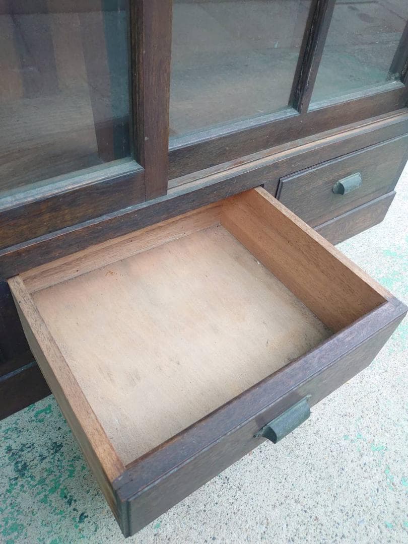 【絶品！】昭和アンティーク家具　昭和レトロ　旧家　発掘　ガラス戸　古材