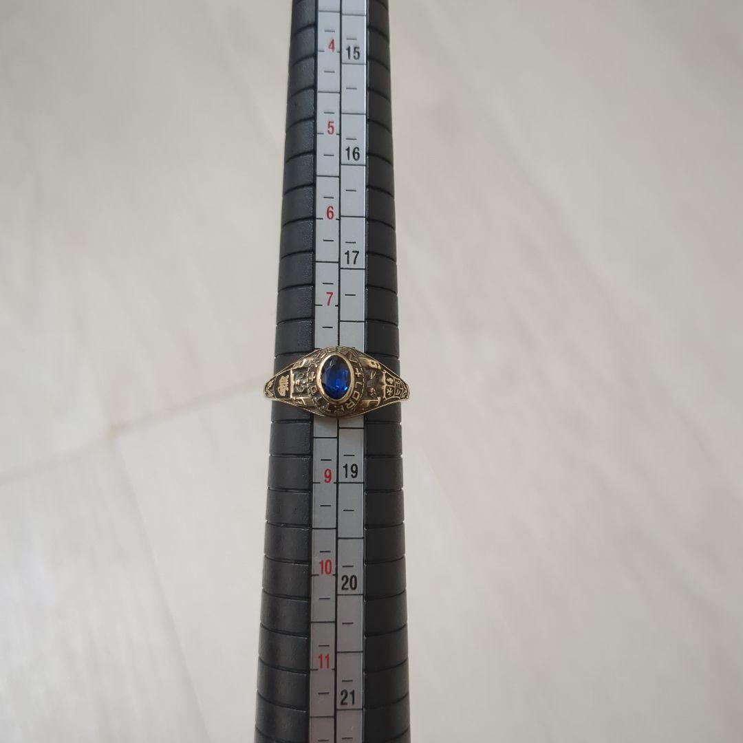 JOSTENS ジャスティンズ社製 10K スクールリング 1989年 US8号