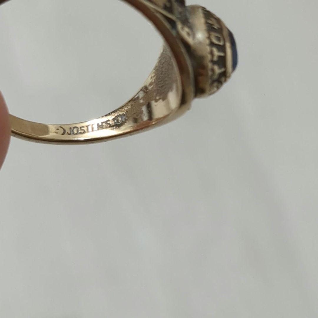 JOSTENS ジャスティンズ社製 10K スクールリング 1989年 US8号