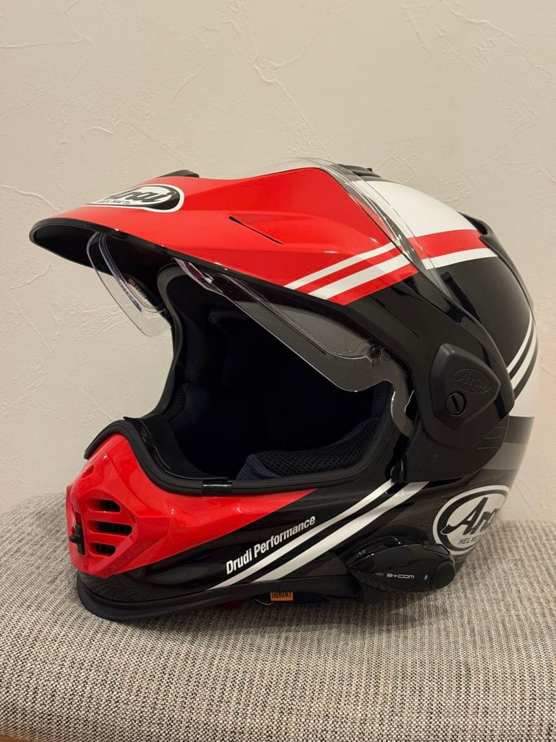 Arai ツアークロスV 57-58 M/L共通帽体 B+COM PLAY付美品