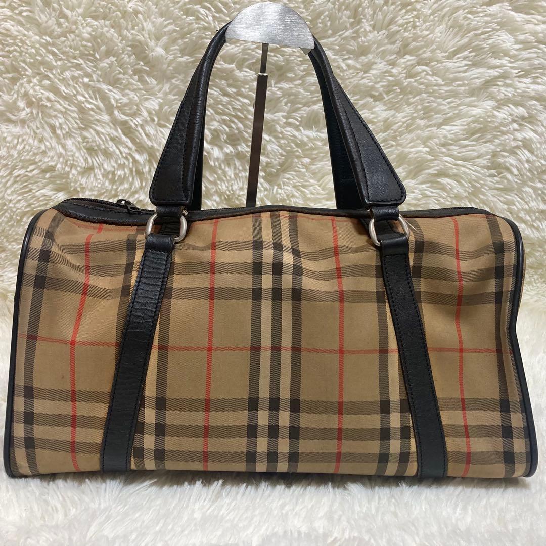 Burberrys ヴィンテージ バーバリーズ ボストンバッグ ノバチェック柄