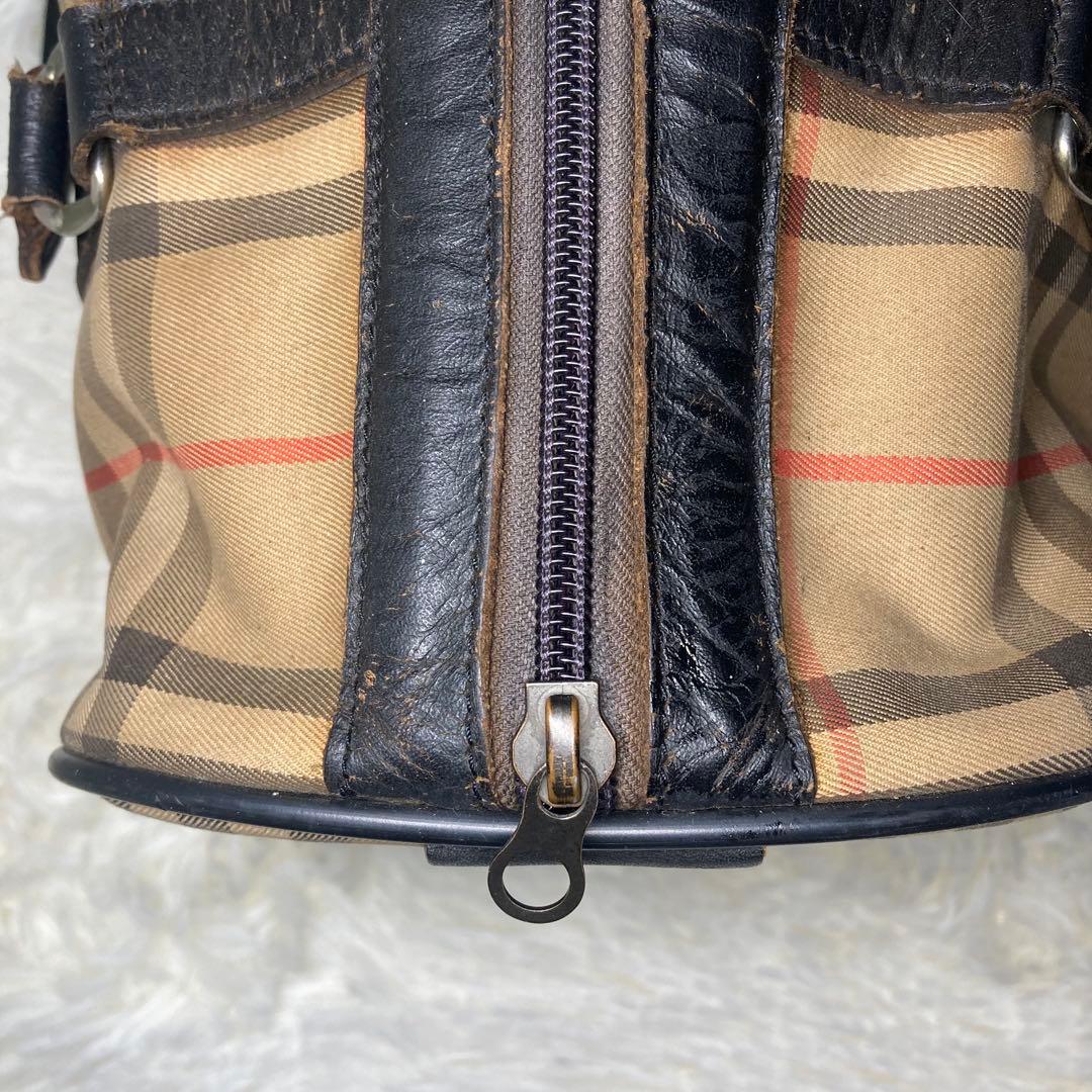 Burberrys ヴィンテージ バーバリーズ ボストンバッグ ノバチェック柄