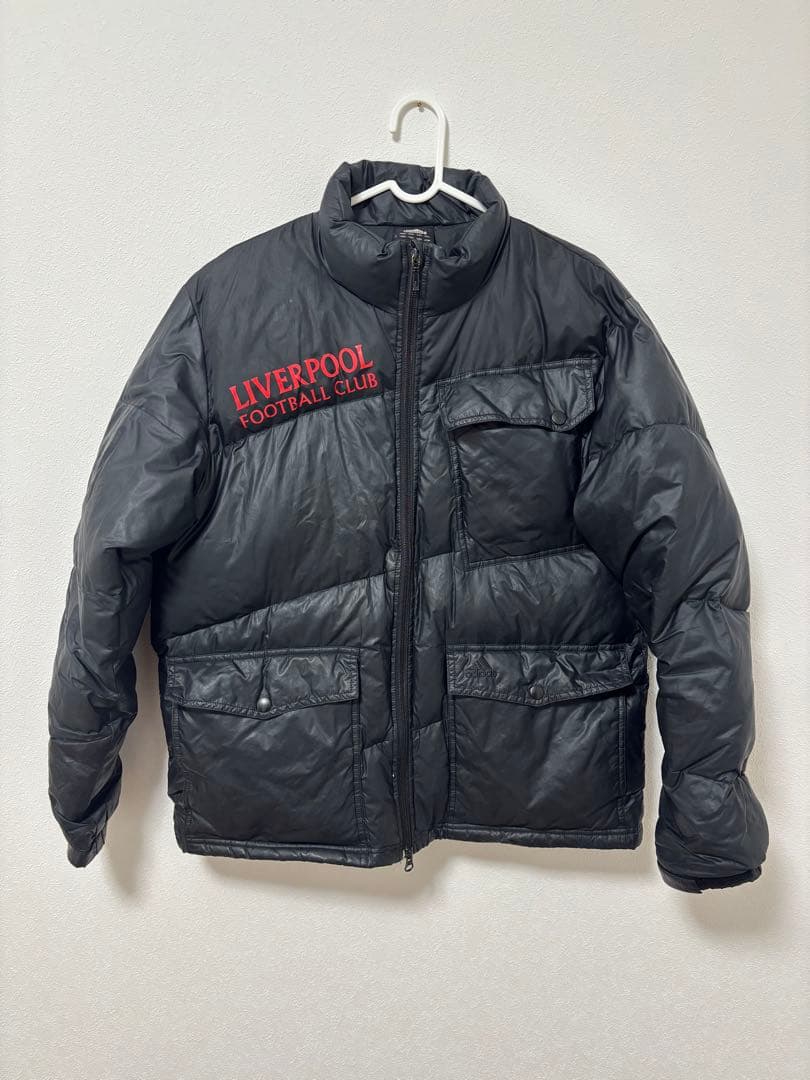 リバプール ダウンジャケット アディダス adidas ヴィンテージ　L