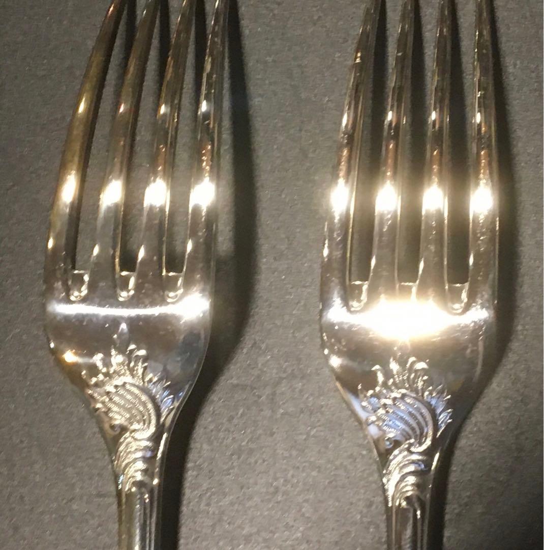 ６本クリストフルテーブルマルリーフォーク20.5cm