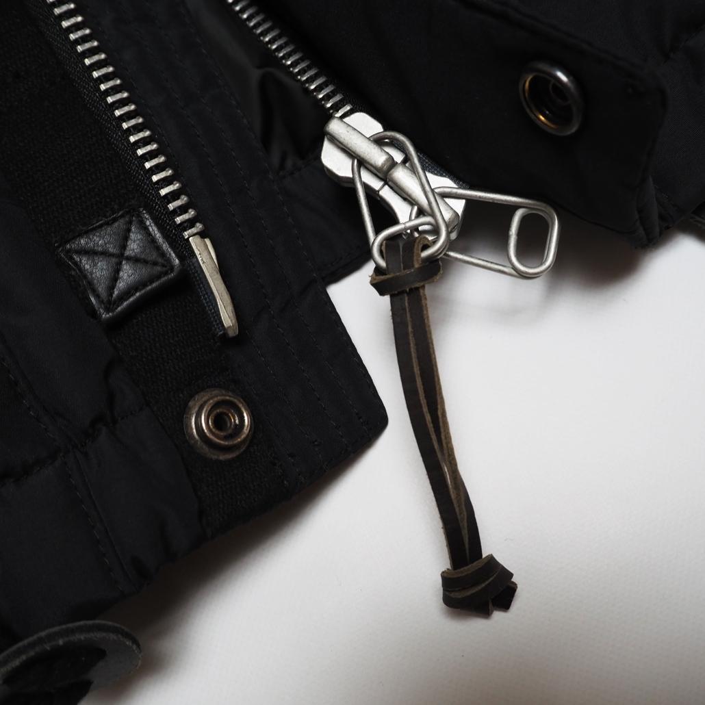 POLO RALPH LAUREN ポニー刺繍 2WAY肉厚ダウンベスト 黒S