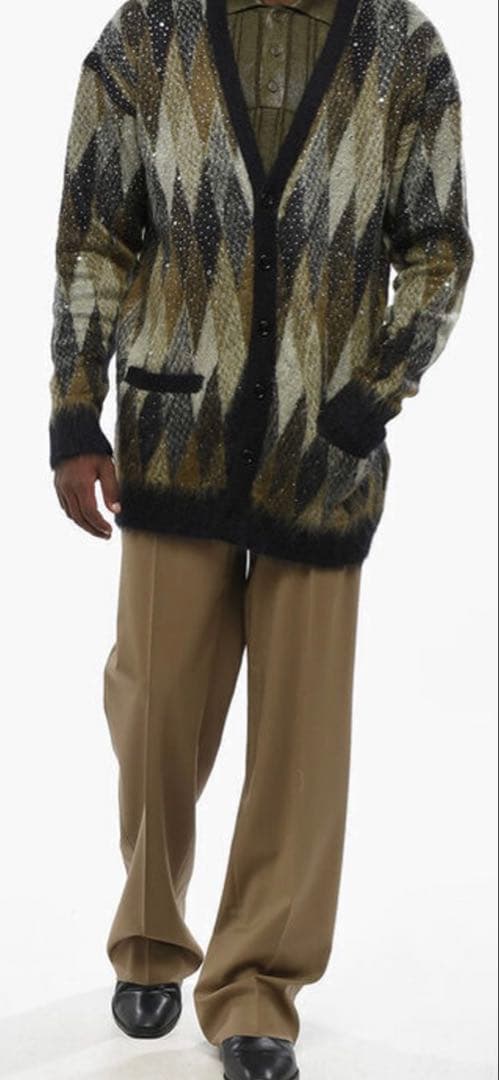 CELINE　スダッズモヘアロングカーディガン　S　セリーヌ