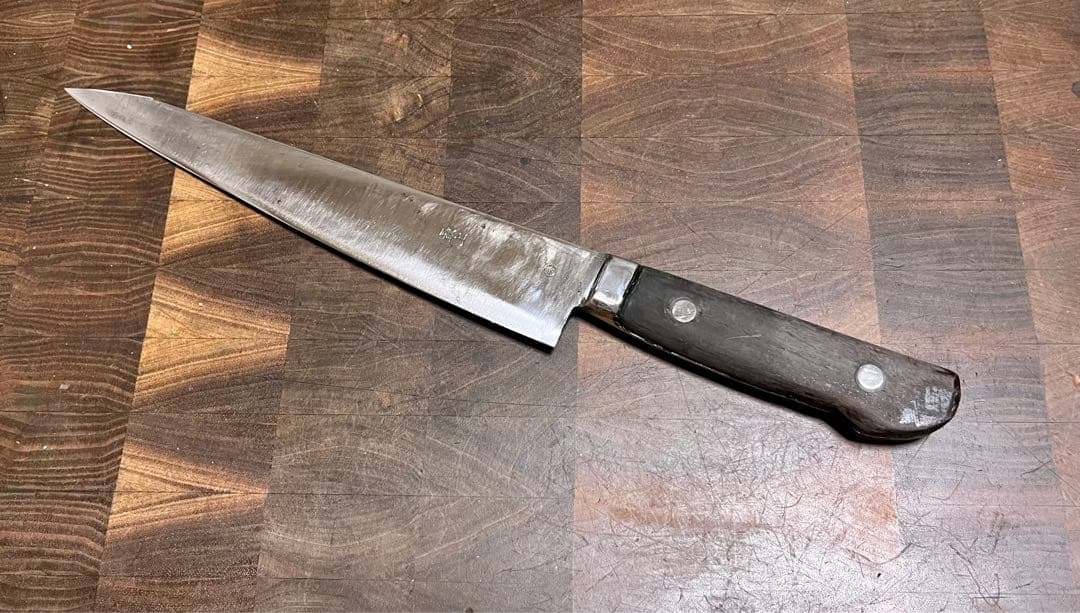 正本　切付　牛刀　225mm 7寸半　包丁　全鋼　洋包丁　最上