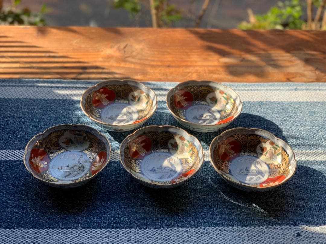 大聖寺古伊万里 小皿5枚セット