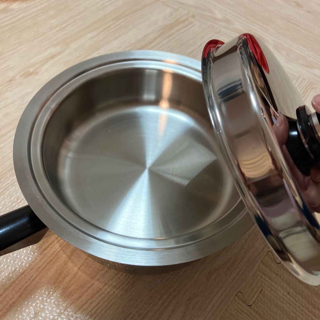 新品　amway アムウェイ　クイーンクック　ソースパン　片手鍋　内鍋つき